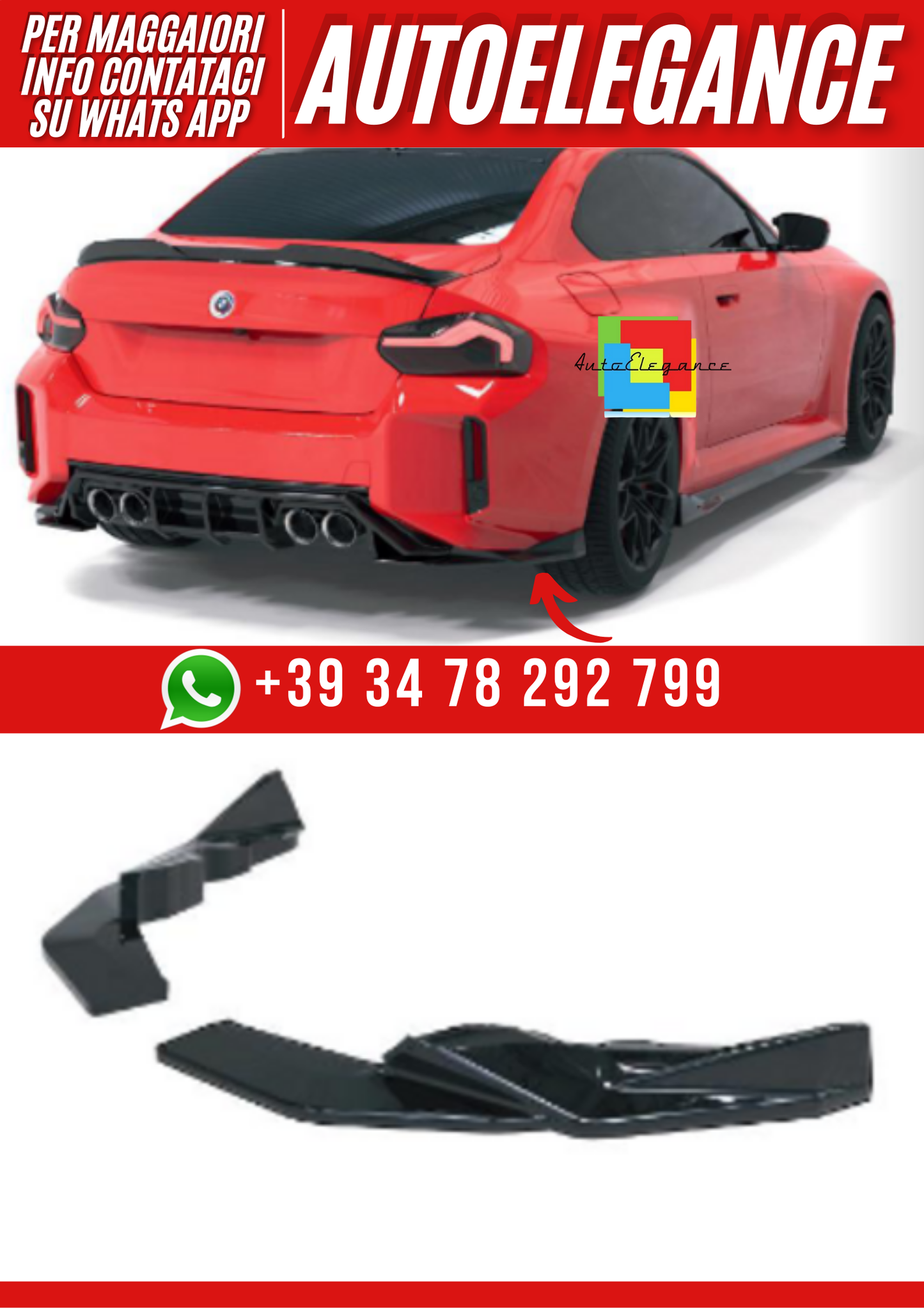 💕ART.2353 FLAP BMW M2 G87 2023+💕