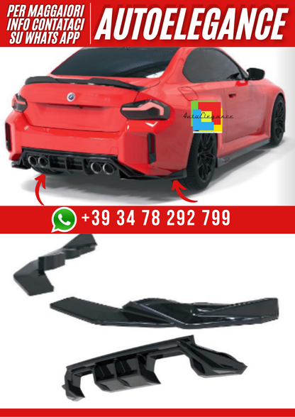 💕ART.2354 DIFFUSORE + FLAPS ART.2353  BMW M2 G87 2023+💕