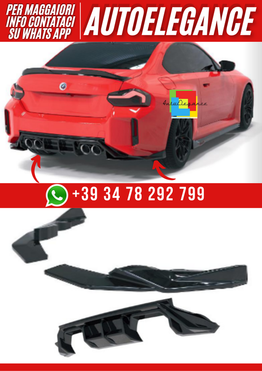 💕ART.2354 DIFFUSORE + FLAPS ART.2353  BMW M2 G87 2023+💕