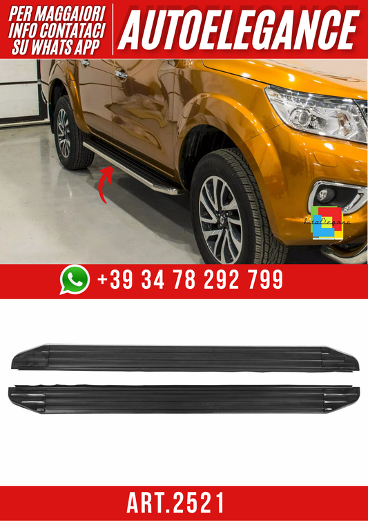 ART.2521  Pedane Laterale Sottoporta Per Nissan Navara Dal 2015