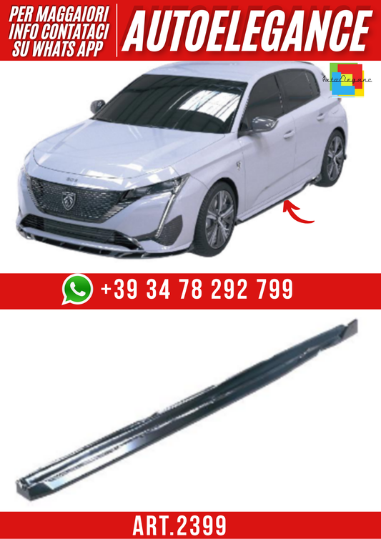 ART.2399 SOTTO MINIGONNE  PEUGEOT 308 GT HATCHBACK MK3 2021+