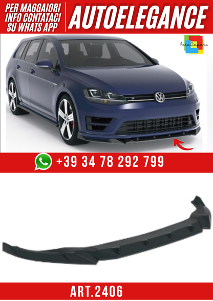 ART.2406 SPLITTER  VOLKSWAGEN GOLF MK7 R  2013-2016