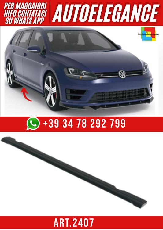 ART.2407  SOTTO MINIGONNE  VOLKSWAGEN GOLF MK7 R  2013-2016