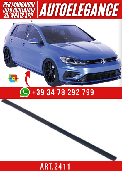 ART.2411  SOTTO MINIGONNE  ADATTO  PER  VOLKSWAGEN GOLF MK7.5 R 2017-2020