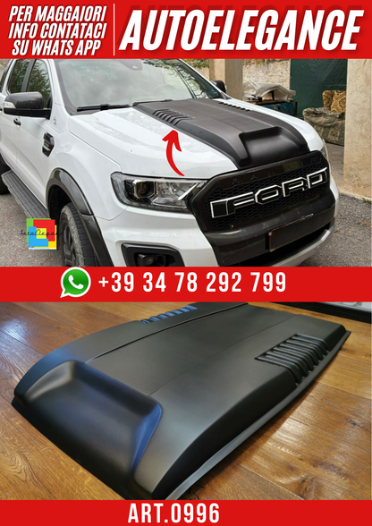 ART. 0996 PRESA ARIA COFANO RANGER T6 T7 T8 2015-2022 LOOK WILDTRACK NERO