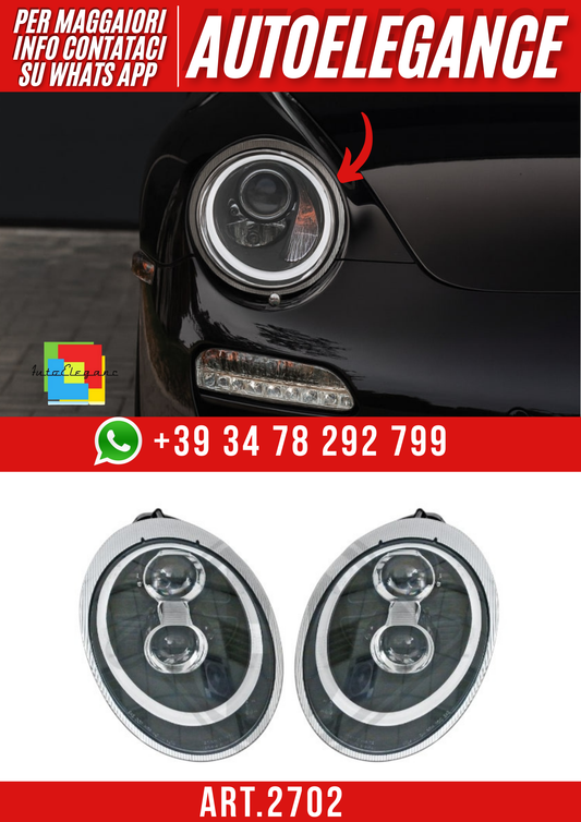 ART.2702 FARI  ANTERIORE PER PORSCHE  911 2004-2012