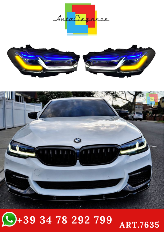 💫ART.7635 FARI FULL LED adatti per BMW Serie 5 G30 / G31 2017-2020💫