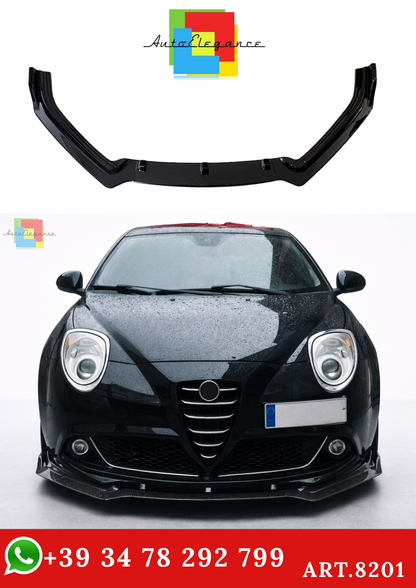 💫ART.8201 Splitter Anteriore per Alfa Romeo Mito 2009-2016 JTDM TB QV💫