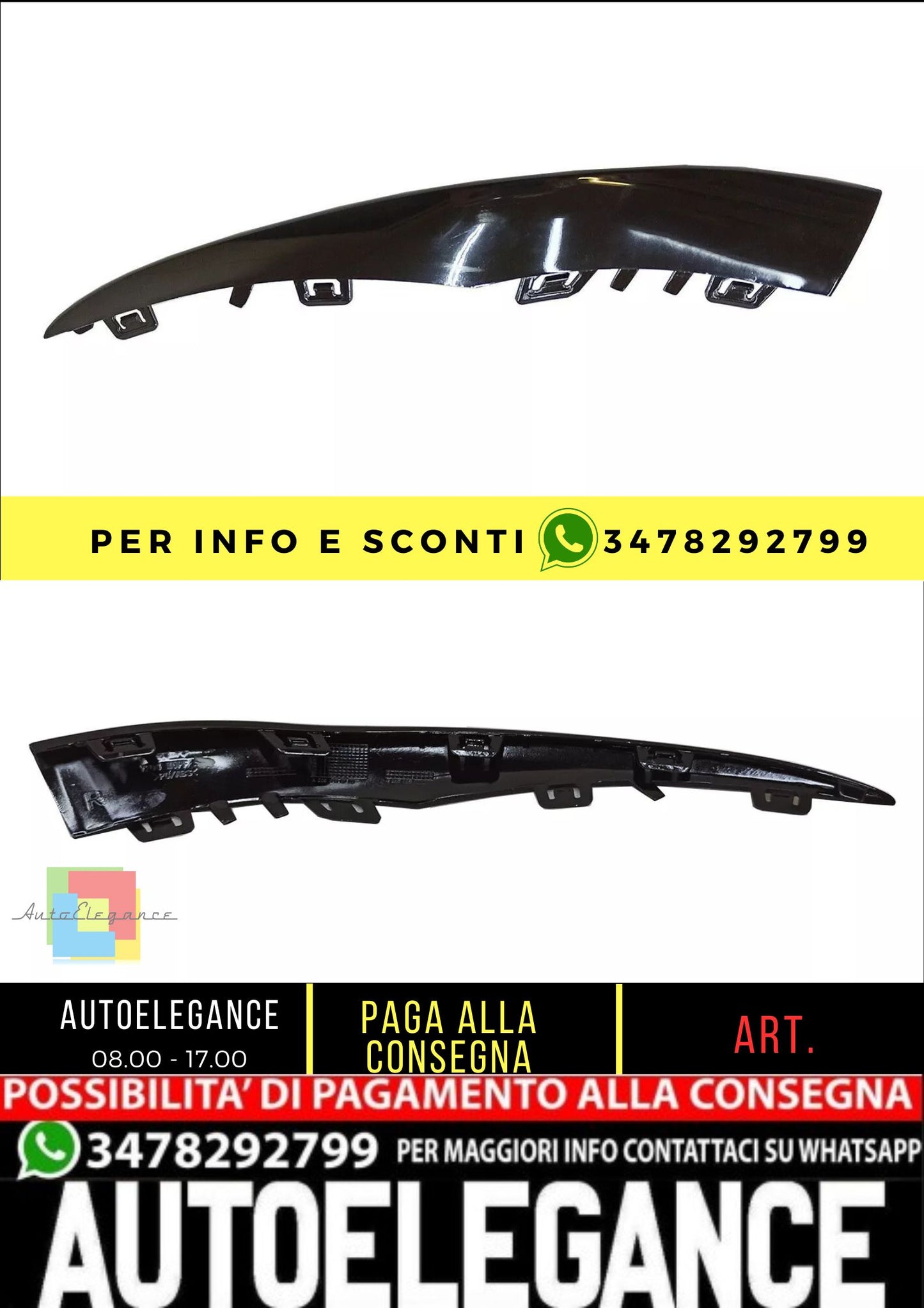 💥 Paraurti barra inferiore AMG destra adatto per Mercedes Benz W205 C 2019💥