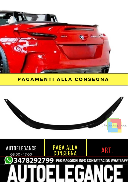 💕 Spoiler Posteriore Nero Lucido per BMW Z4 G29 Cabrio 2018+ | Body Kit 💕