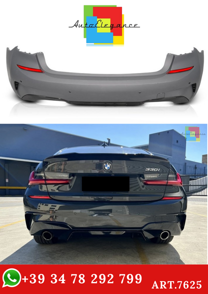 💫ART.7625 Paraurti Posteriore Stile PERFORMANCE per BMW G20 19-22💫