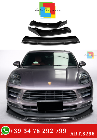 💫ART.8296 Splitter Anteriore ABS per Porsche Macan 2018-2021💫