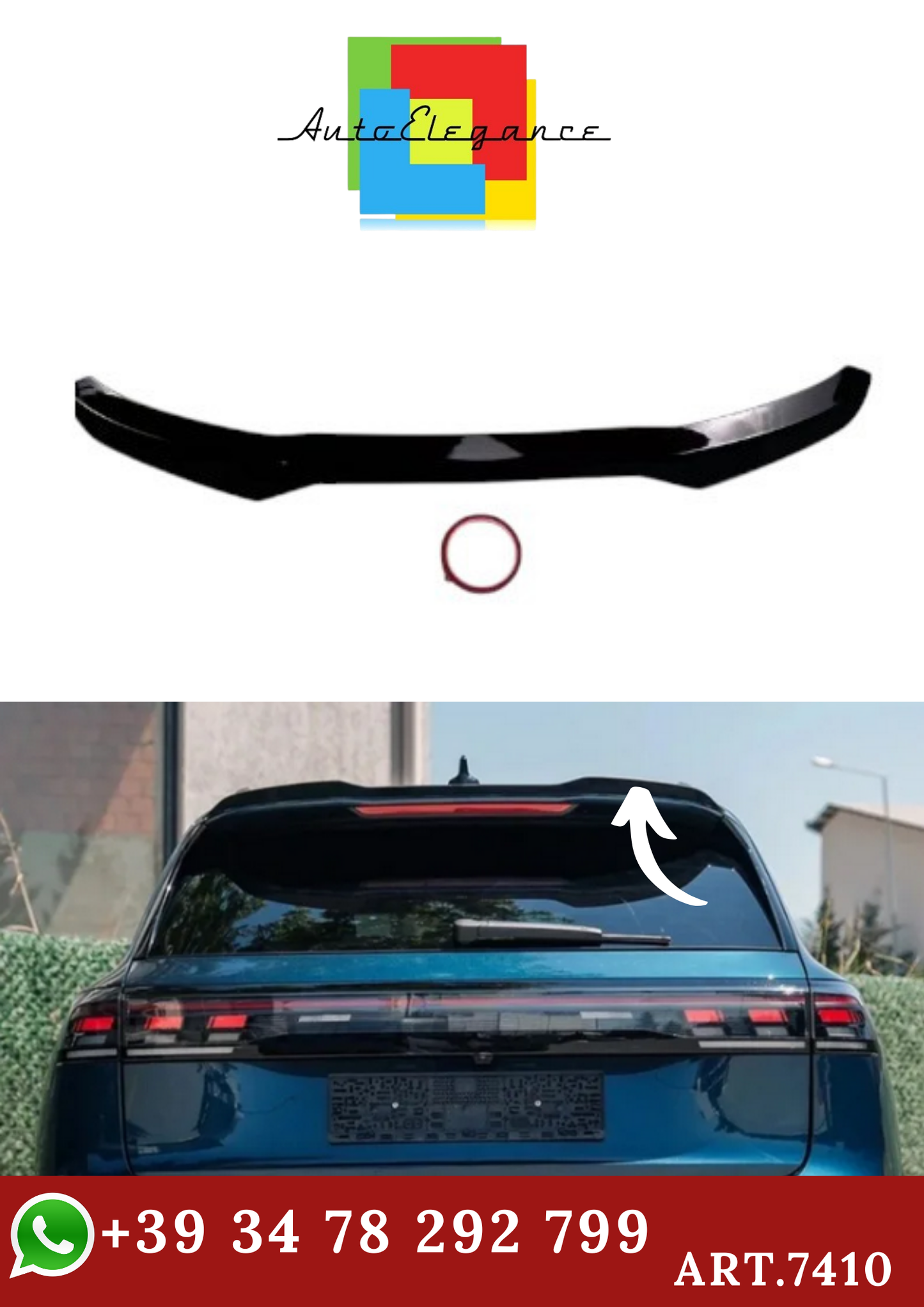 ART.7410 SPOILER VW Tiguan R-Line MK3 2024-