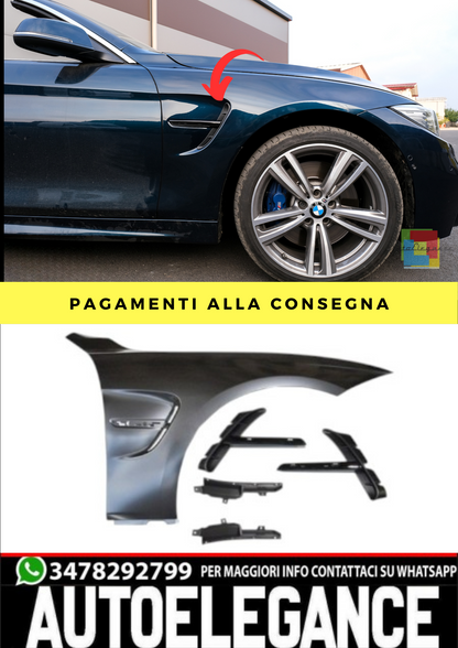 PARAFANGHI SPORT STYLE CON LED adatti per BMW F32 F33 F36 13-19