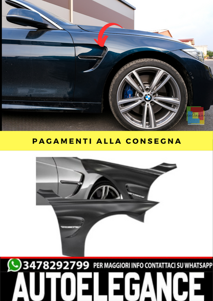 PARAFANGHI SPORT STYLE CON LED adatti per BMW F32 F33 F36 13-19