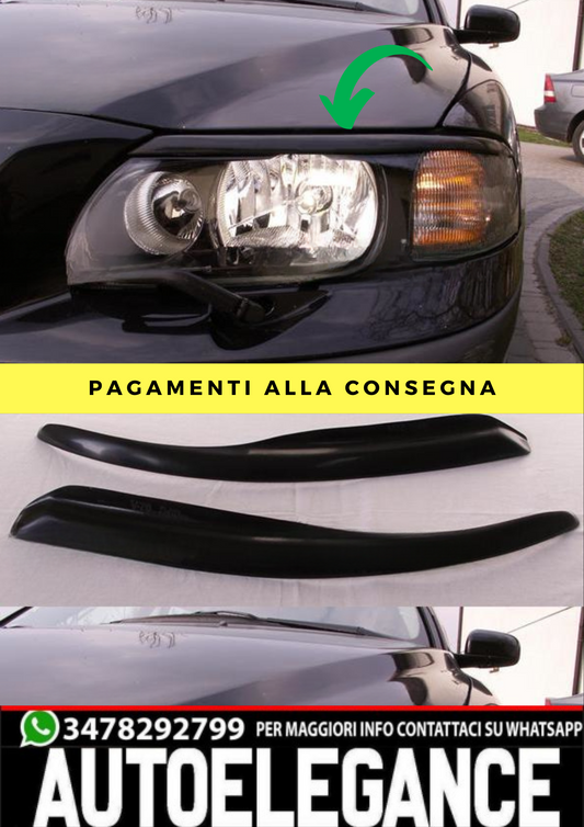 ❤️Sopracciglia per fari ADATTO  PER VOLVO S60❤️