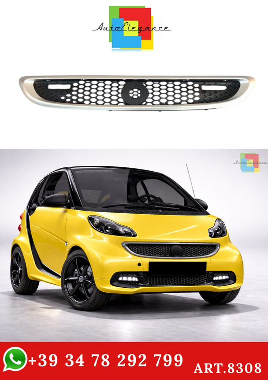 💫ART.8308 Griglia Anteriore per Smart Fortwo 451 2007+💫
