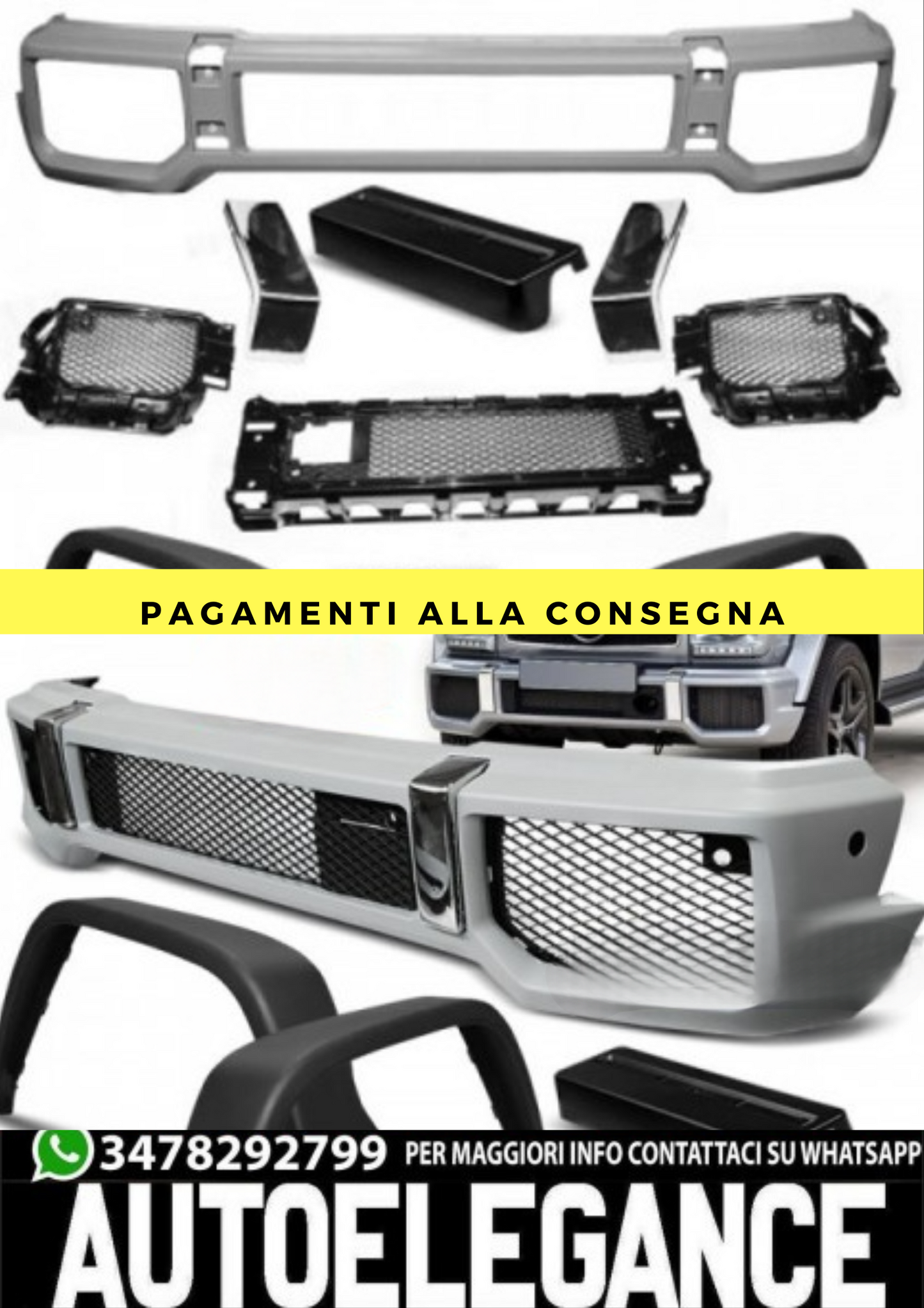 BODYKIT SPORTIVO adatta per MERCEDES CLASSE G 1990- W463