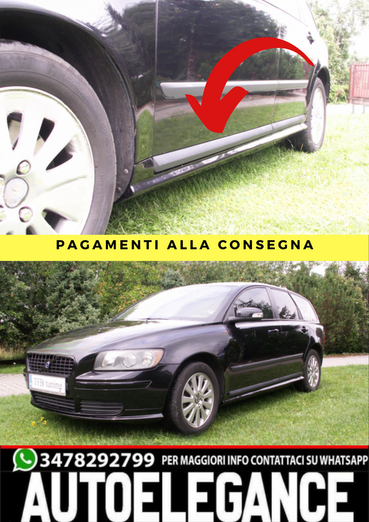 ❤️Minigonne laterali spoiler  ADATTO  PER VOLVO S40❤️