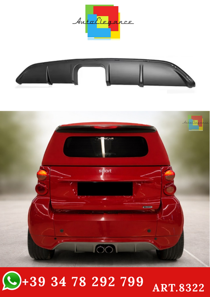 💫ART.8322 Diffusore Posteriore Carbonio per Smart Fortwo 451💫