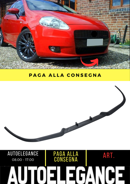 💕 FRONT SPLITTER SUITABLE FOR FIAT GRANDE PUNTO TYP 199 💕