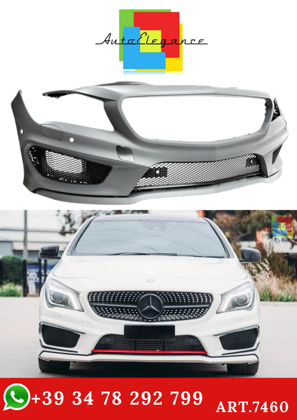 💫ART.7460 Paraurti Anteriore Look SPORTIVO per MERCEDES CLA W117 13 -16💫