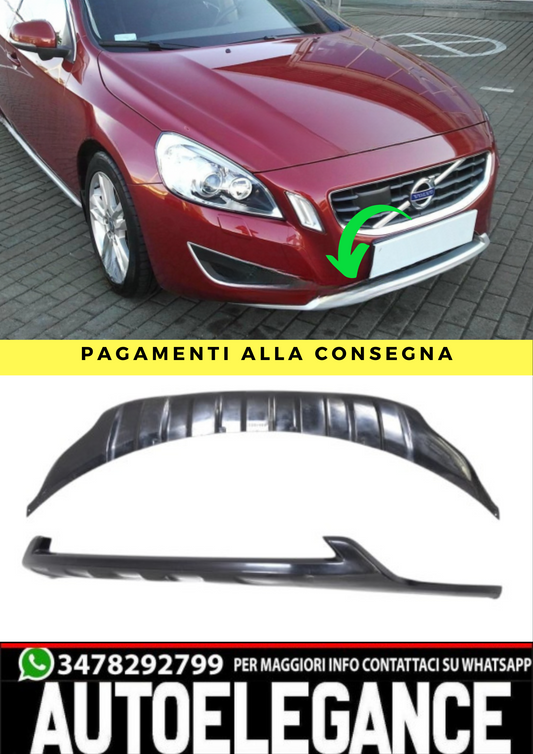 ❤️Spoiler paraurti anteriore  ADATTO  PER VOLVO V60 S60❤️