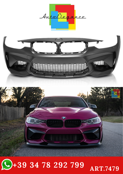 💫ART.7479 Paraurti Anteriore Look M2 per BMW Serie 3 F30 / F31 2011-2018💫