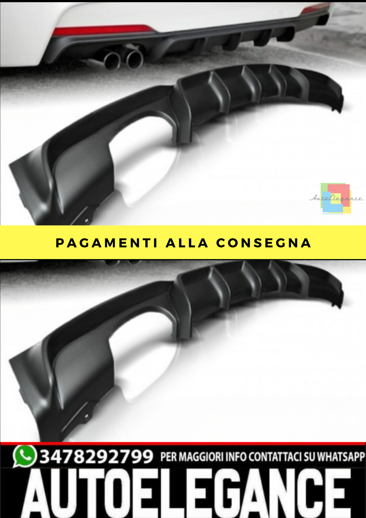 DIFFUSORE ADDATO PER  BMW F32 / F33