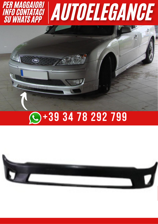 ❤️ Spoiler Sotto Paraurti Anteriore Compatibile con FORD MONDEO 2004–2007 ❤️