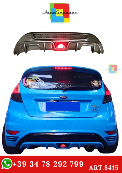 💫ART.8415 Diffusore Posteriore ABS ST Style per Ford Flesta MK6 2009 -2014💫