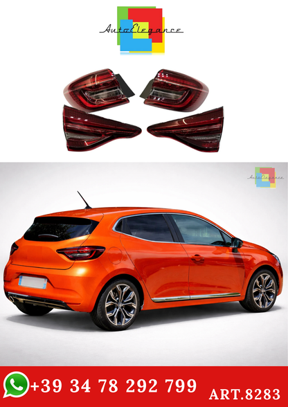 💫ART.8283 Fanali Posteriori di Stop LED per Renault Clio V (5) 2021-2023💫