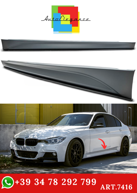 💫ART.7416 Minigonne Laterali Stile Performance per BMW Serie 3 F30 F31 2011+💫 (Copia)