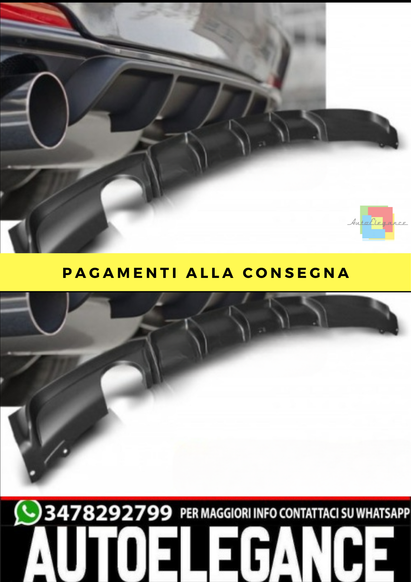 DIFFUSORE ADDATO PER BMW F30 F31