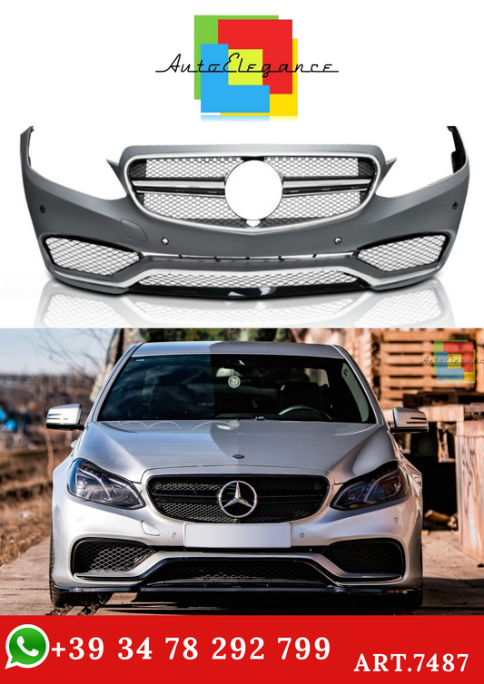 💫ART.7487 Paraurti Anteriore LOOK E63 AMG per MERCEDES W212 13-16💫