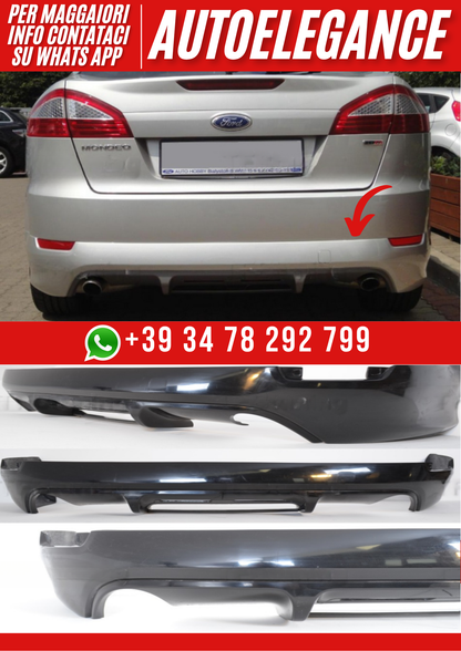 ❤️ Paraurti posteriore con diffusore compatibile  FORD Mondeo 2007–2010❤️