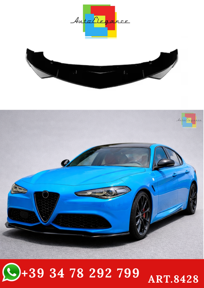 💫ART.8428 Splitter Anteriore Stile Sportivo per Alfa Romeo Giulia 952 2015-2025💫