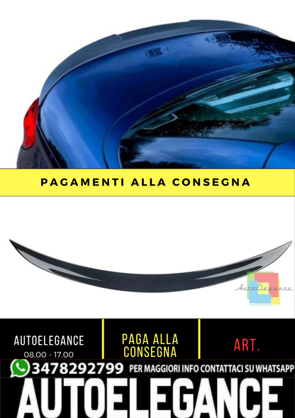 💕 Spoiler Posteriore P Style Nero Lucido BMW Serie 4 F33 Cabrio 2014–2020 💕