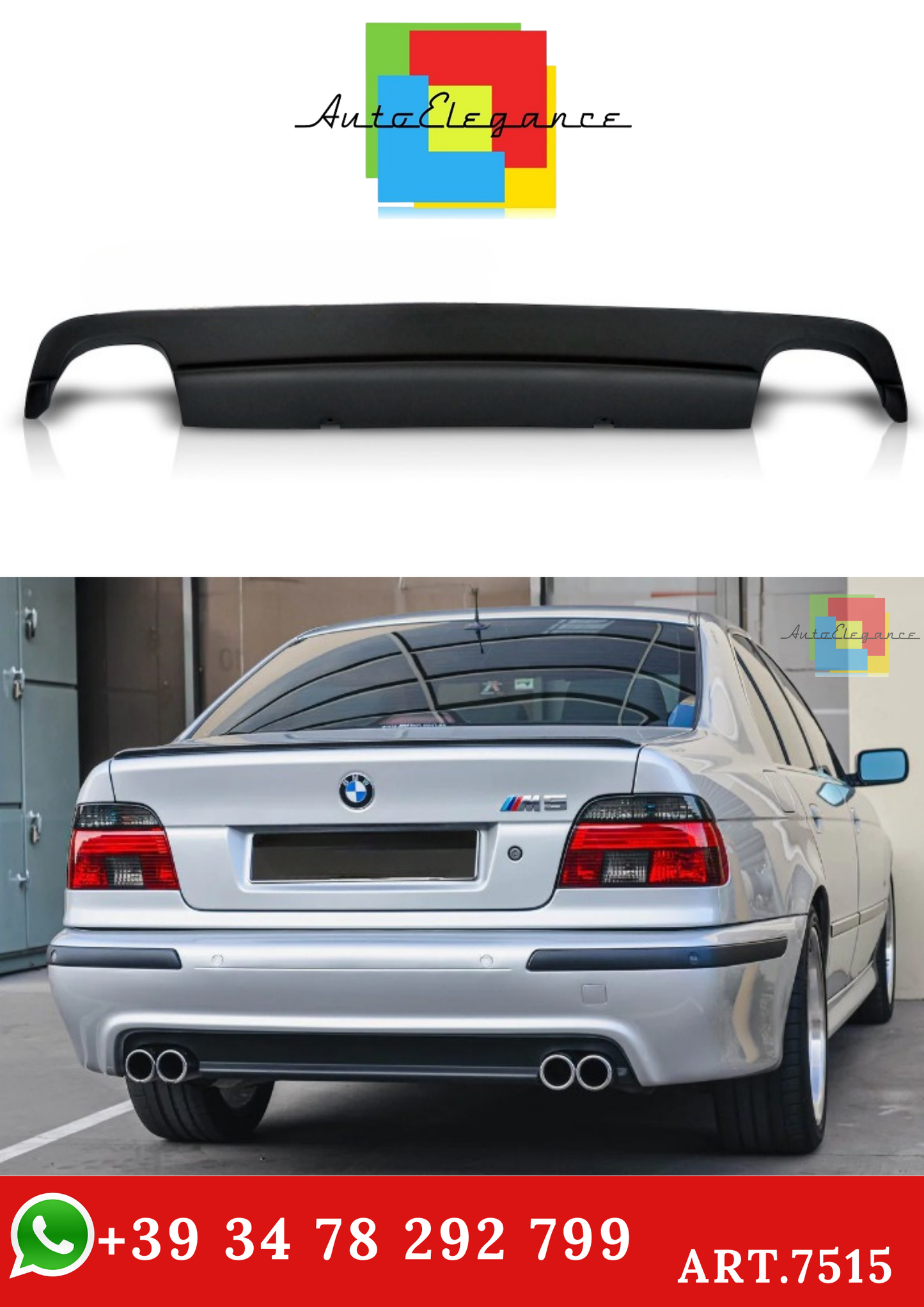 💫ART.7515 DIFFUSORE DOPPIO USCITA compatibile con BMW E39 97-04💫