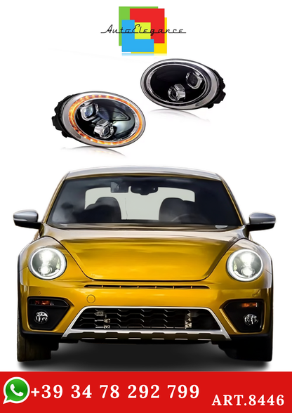 💫ART.8446 Fari Anteriori adatto per Volkswagen VW Beetle 2013-2019💫