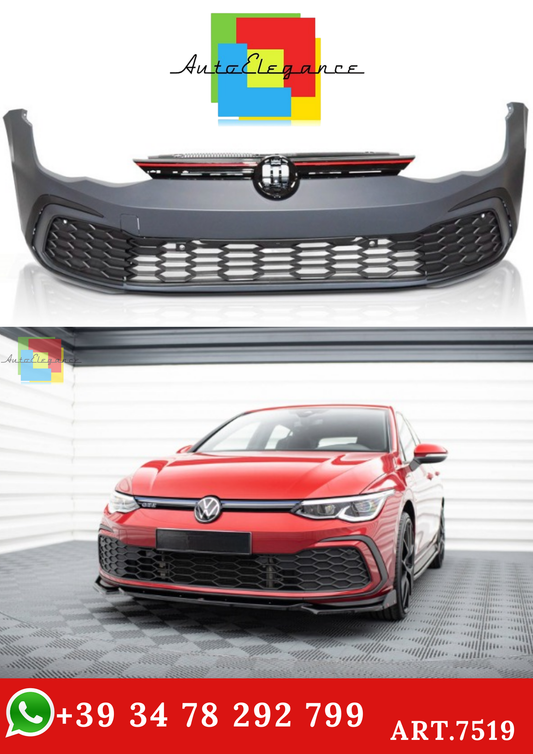 💫ART.7519 Paraurti Anteriore Look GTI per VW GOLF 8 2019-2024💫