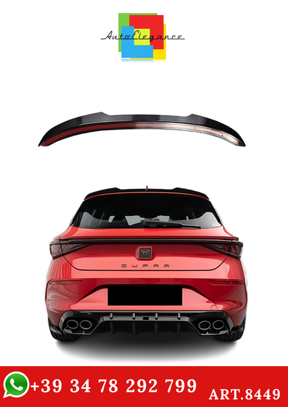 💫ART.8449 Spoiler Stile Maxton per Seat/Cupra Leon MK4 4 porte Hatchback 2021+💫