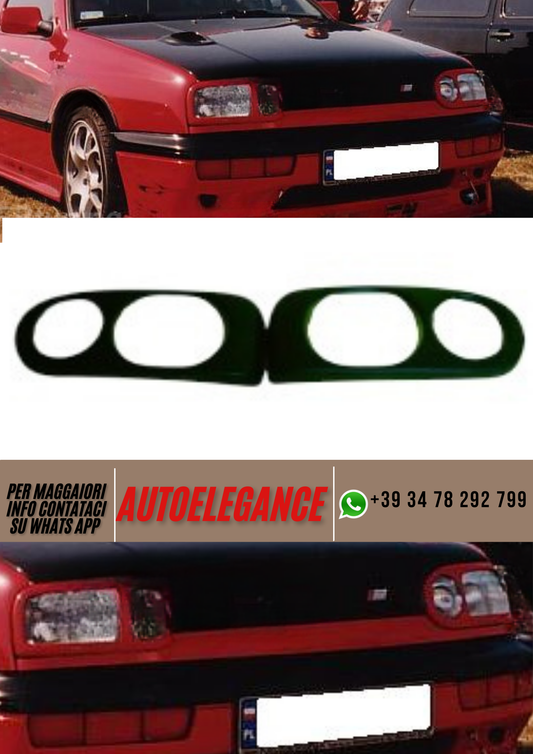 ❤️SOPRACCIGLIA PER  FARI  ADATTO PER VW GOLF III ❤️