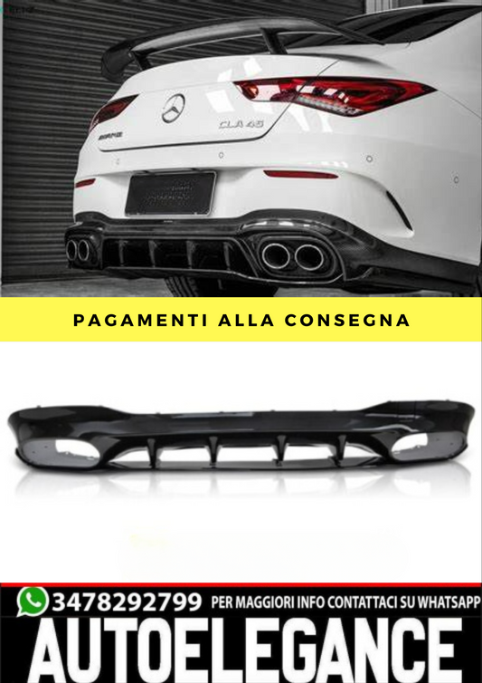 DIFFUSORE ADDATO PER MERCEDES CLA W118 19-23