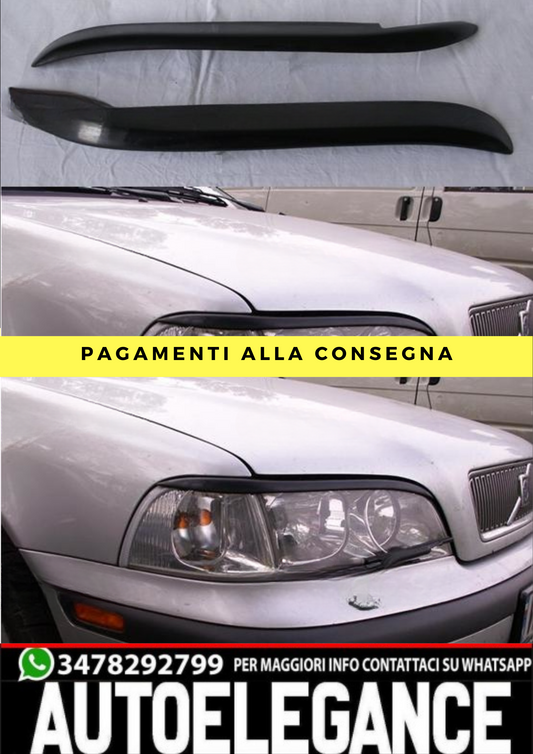 ❤️Ciglia sopracciglia per fari VOLVO S40 / V40❤️