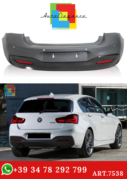 💫ART.7538 Paraurti Posteriore Stile M-Sport per BMW F20 / F21 LCI 15-18💫