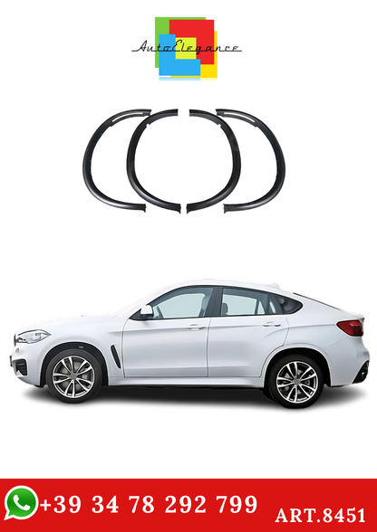 💫ART.8451 Parafanghi Allargati Nero Opaco  per BMW X6 X6M 2015-2018 💫