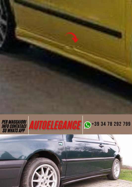 ❤️Minigonne Laterali Spoiler ADATTO PER VW GOLF III ❤️