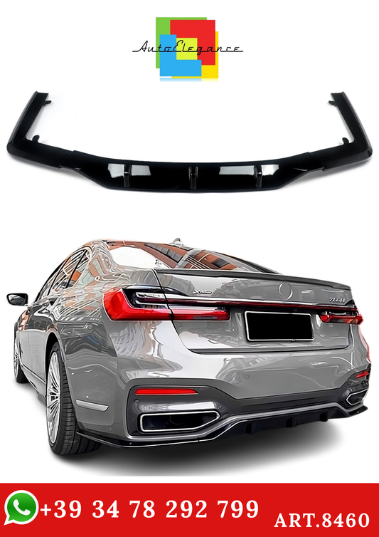 💫ART.8460 Diffusore look M Performance per BMW serie 7 G11 G12 Nero Lucido💫