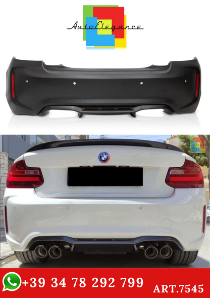 💫ART.7545 Paraurti Posteriore Look M2 per BMW F22/F23 2013-2017💫